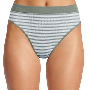 2pk No Boundaries Women's Seamless High Cut Panty, 2-Pack